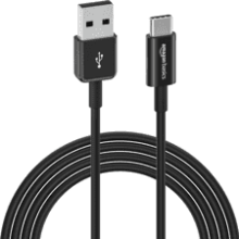 Fast USB-C Charger Cable - iPhone, iPad, Galaxy - 6ft Black
