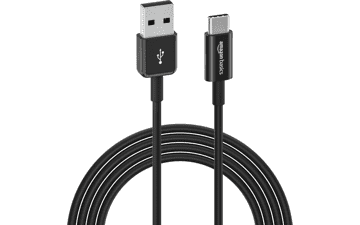 Fast USB-C Charger Cable - iPhone, iPad, Galaxy - 6ft Black