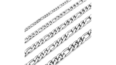 Gold Plated Figaro Chain Necklace For Men & Women