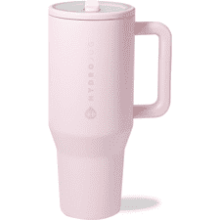 HydroJug Traveler: 40oz Insulated Water Bottle - Pink Sand