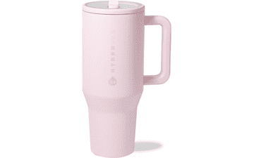 HydroJug Traveler: 40oz Insulated Water Bottle - Pink Sand