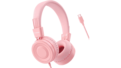Kids USB-C Headphones: Safe, Foldable, & Fun!