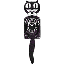 Kit Cat Klock - Classic Black Small