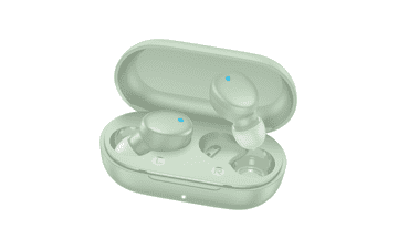 MOZOTER S8 Mini Wireless Earbuds: 60H Playtime, Deep Bass - Green