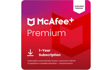 McAfee+ Premium 2025: Unlimited Device Security & VPN