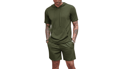Men's 2-Piece Athletic Tracksuit Set