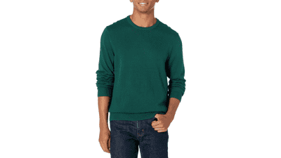 Men's Cotton Crewneck Sweater | Amazon Essentials