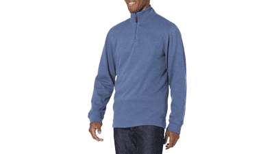 Men's Quarter-Zip French Rib Sweater