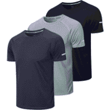 Men's Quick Dry Workout Shirts 3-Pack