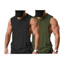 Men's Workout Tank Top - Gym Bodybuilding Muscle Shirt
