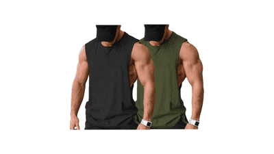 Men's Workout Tank Top - Gym Bodybuilding Muscle Shirt