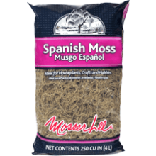 Mosser Lee Spanish Moss - Natural Decor, 250 Cubic Inches