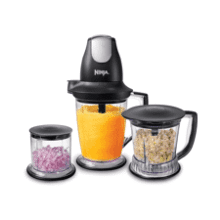Ninja QB1004 Blender & Food Processor - Powerful 450W Kitchen System