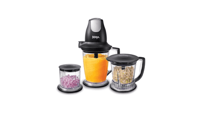 Ninja QB1004 Blender & Food Processor - Powerful 450W Kitchen System