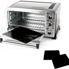 Non-Stick Toaster Oven Liner 2-Pack - No More Mess!