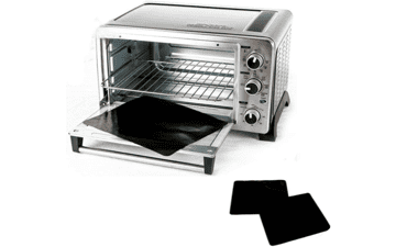 Non-Stick Toaster Oven Liner 2-Pack - No More Mess!
