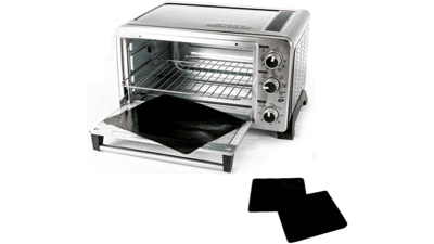 Non-Stick Toaster Oven Liner 2-Pack - No More Mess!