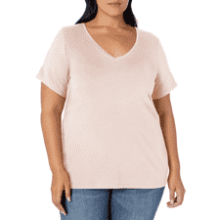 Plus Size V-Neck Tee: Amazon Essentials Multipack