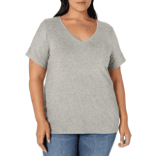 Plus Size V-Neck Tee - Women's Multipack