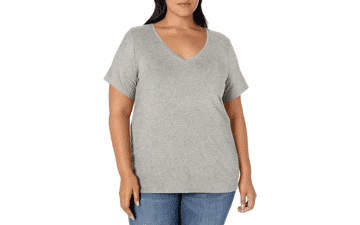Plus Size V-Neck Tee - Women's Multipack