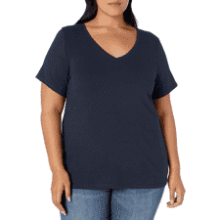 Plus Size V-Neck Tees: Women's Multipack Essentials