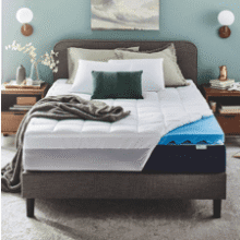Queen 4-Inch Gel Memory Foam Mattress Topper