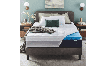 Queen 4-Inch Gel Memory Foam Mattress Topper