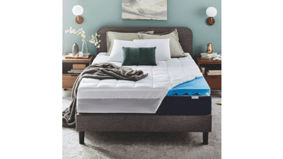 Queen 4-Inch Gel Memory Foam Mattress Topper