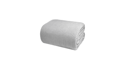 Queen Size Cotton Blanket - Soft, Lightweight & Breathable