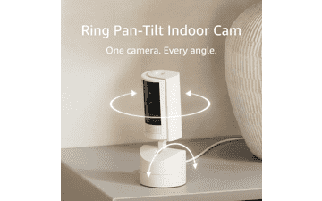 Ring Indoor Cam (2024): 360° Pan & Tilt, HD Video