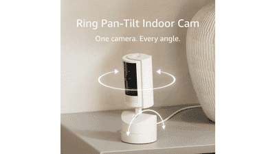 Ring Indoor Cam (2024): 360° Pan & Tilt, HD Video