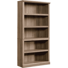 Salt Oak 5-Tier Bookshelf - Modern Home & Office Storage