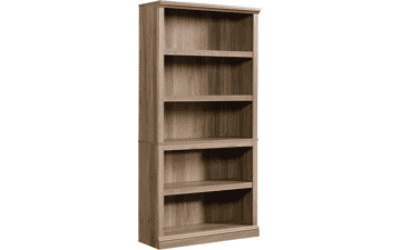 Salt Oak 5-Tier Bookshelf - Modern Home & Office Storage
