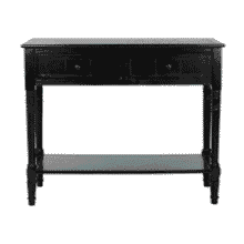 Samantha Black Console Table - Safavieh