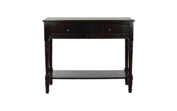 Samantha Black Console Table - Safavieh