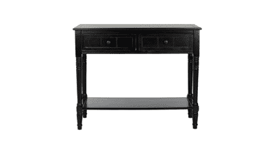 Samantha Black Console Table - Safavieh