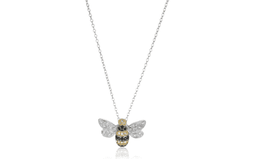 Sterling Silver Crystal Critter Pendant Necklace