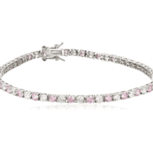 Sterling Silver Cubic Zirconia Tennis Bracelet