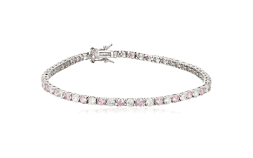 Sterling Silver Cubic Zirconia Tennis Bracelet