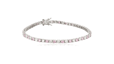 Sterling Silver Cubic Zirconia Tennis Bracelet