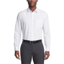 Van Heusen Men's Regular Fit Poplin Dress Shirt