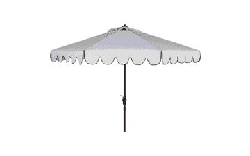 Venice Navy Scallop 9Ft Patio Umbrella