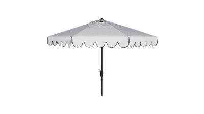 Venice Navy Scallop 9Ft Patio Umbrella