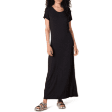 Women's Short Sleeve Maxi Dress