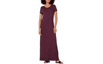 Women's Short Sleeve Maxi Dress - Amazon Essentials
