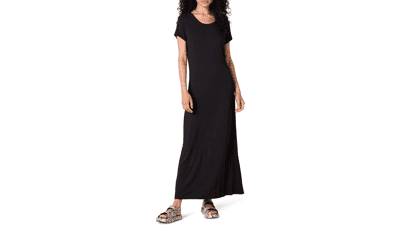 Women's Short Sleeve Maxi Dress