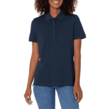 Women's Short Sleeve Polo Shirt - Amazon Essentials