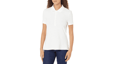 Women's Short Sleeve Polo Shirt - Amazon Essentials
