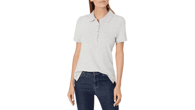 Women's Short Sleeve Polo Shirt - Amazon Essentials