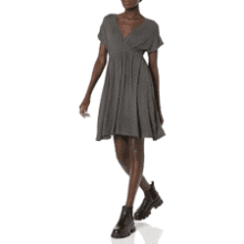 Women's Surplice Dress - Amazon Essentials